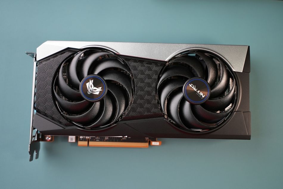 A graphics card in a crypto mining farm