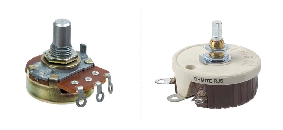 Potentiometer vs Rheostat