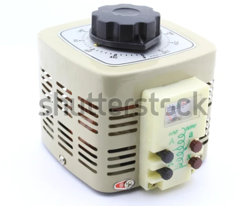 An autotransformer, also known as a voltage regulator