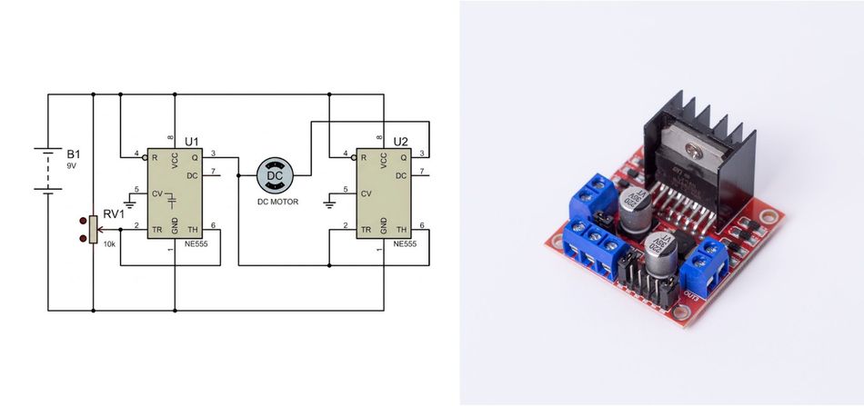 H-bridge Motor Driver Circuit and Module