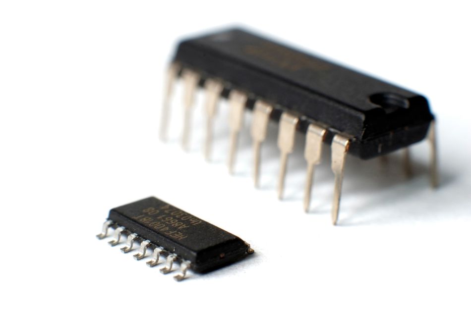 AND Gate IC typically comes in a DIP Package