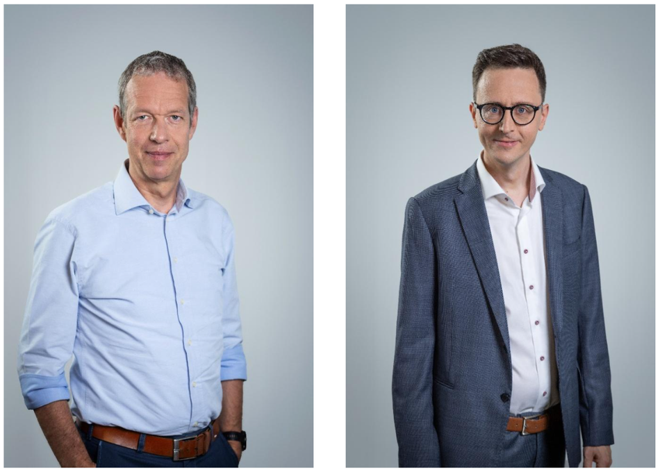 Bart Van der Schueren (left) and Tom Craeghs (right) from Materialise