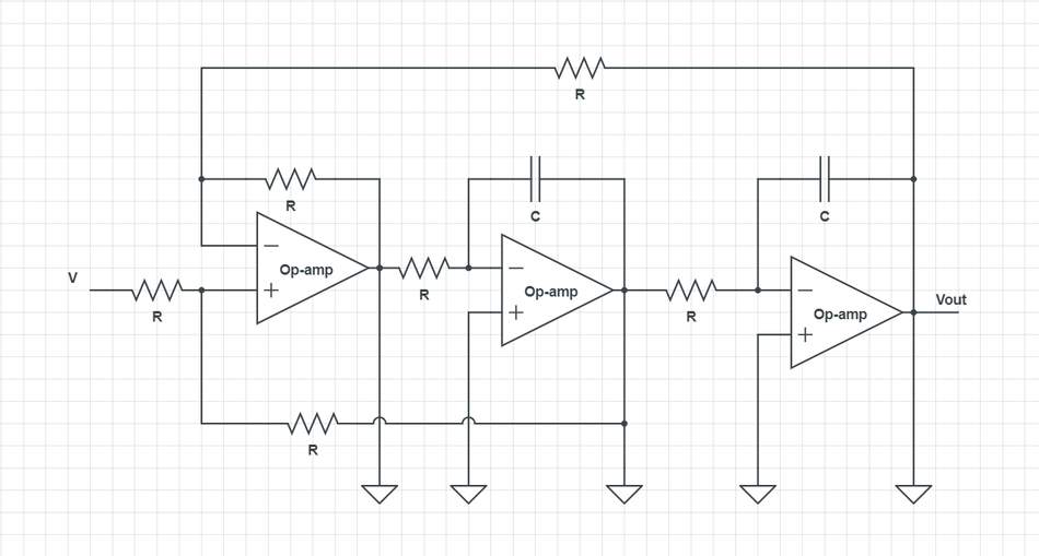 State Variable Filter Schematic