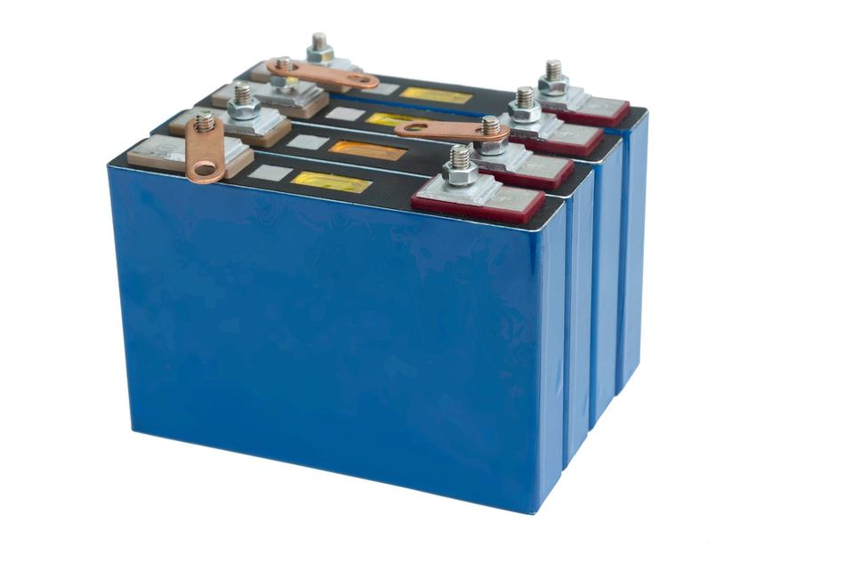 A pack of LiFePO4 cells battery