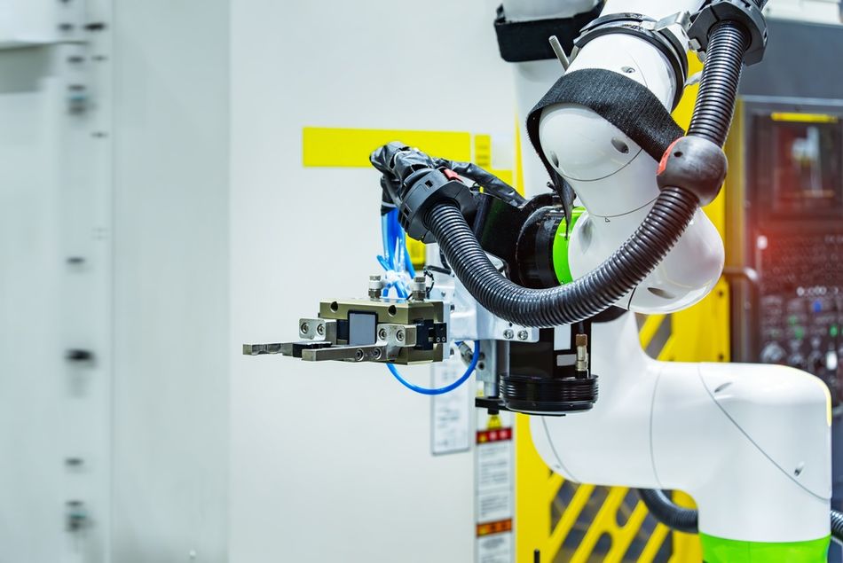 Industrial Machine Vision Camera integrated into a Robotic System