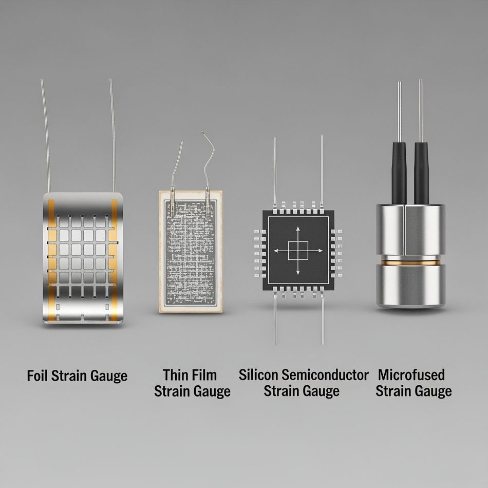 Strain gauge sensor types 