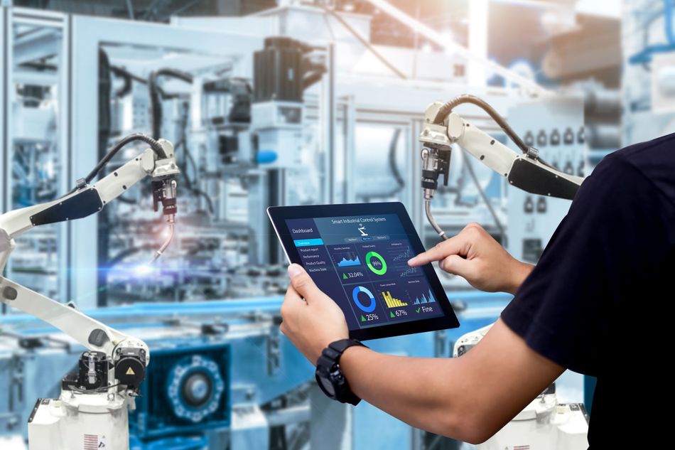 Smart industry concept.