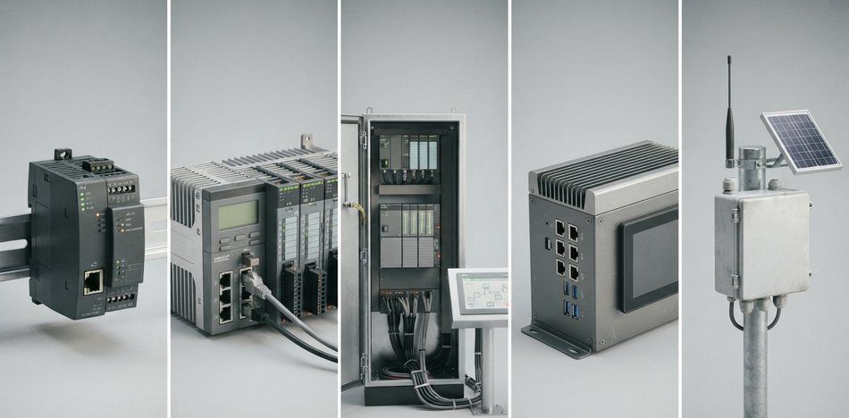 PLC, PAC, DCS, INDUSTRIAL PC, AND RTU, generated by Gemini.