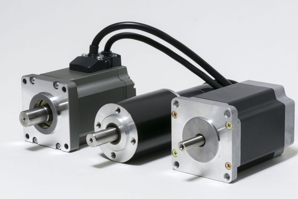 Electric Motors - AC Servo Motor, DC Brushless Motor, and Stepper Motor