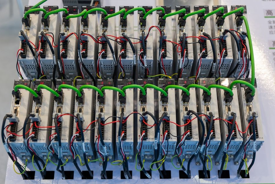 Array of Industrial Servo Drives