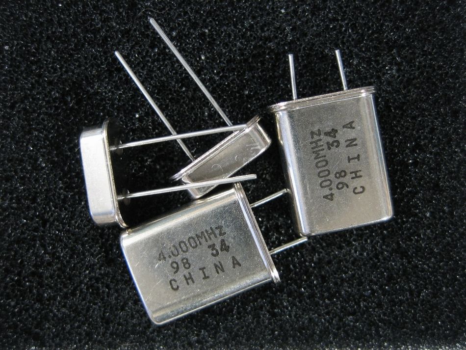 A couple of crystal oscillators