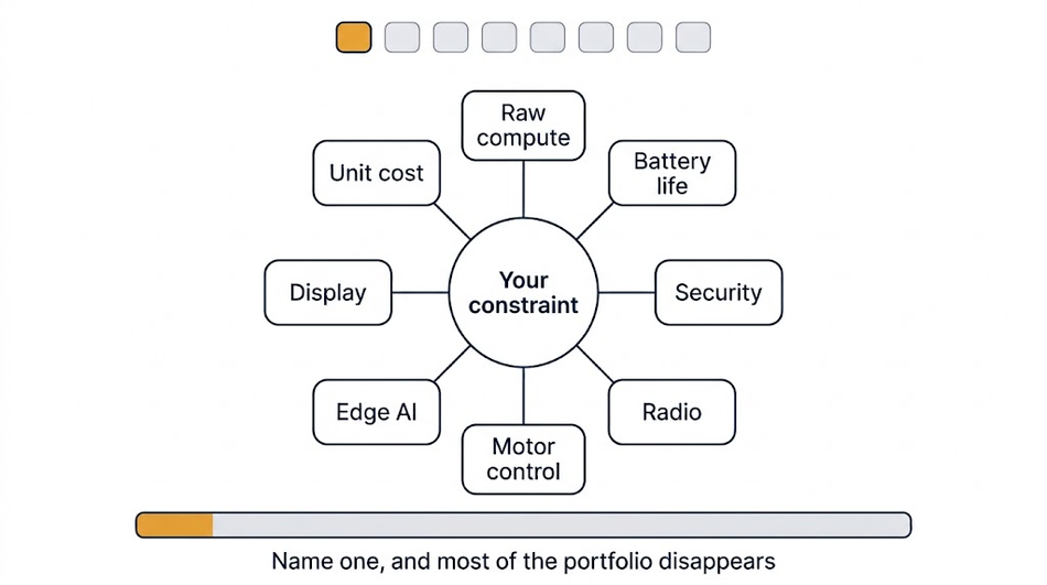 STM32 selection by design constraint
