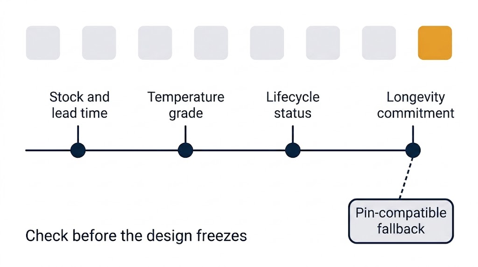 Five supply checks before the design freezes