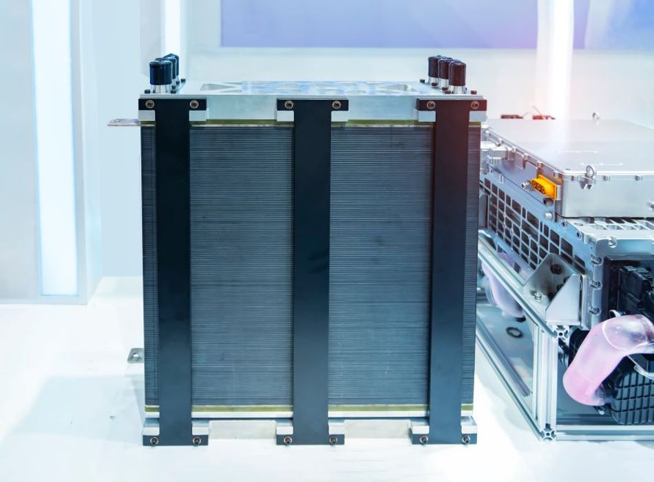 A stacked fuel cell provides an optimum amount of electrical power for equipment