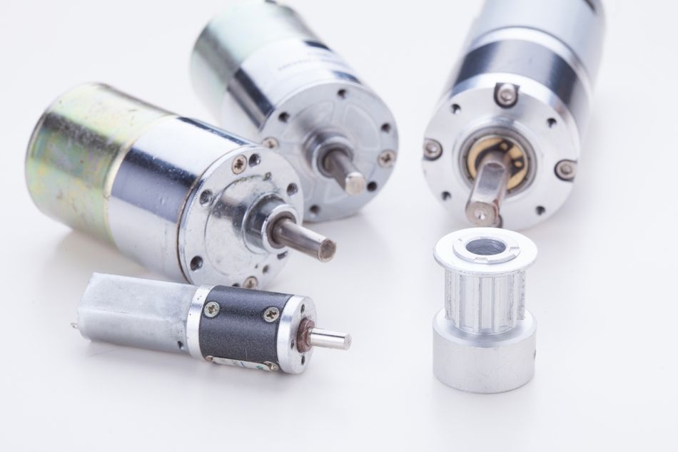 DC Motor Gear with Timing Pulley