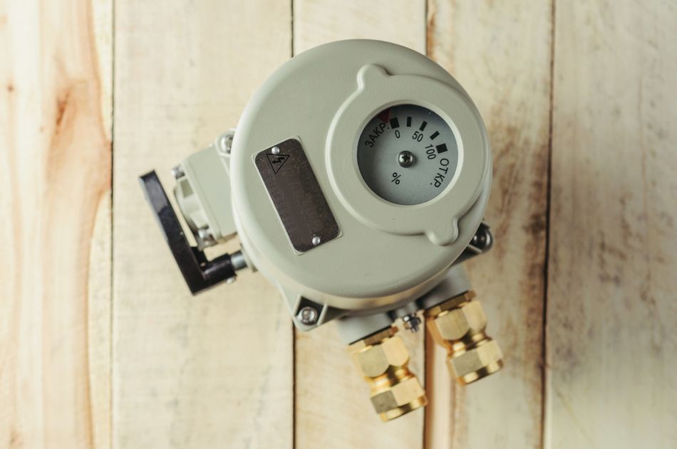 Small Electric Drive (Actuator) Gray Color for Valves