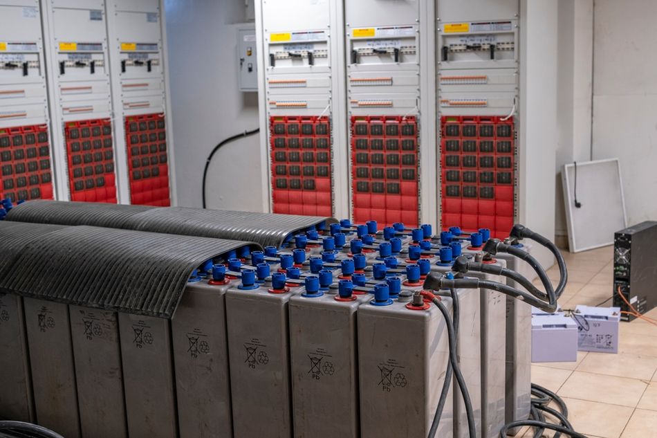 Modern Lithium-Ion Battery Energy Storage System (BESS) in a Renewable Power Plant