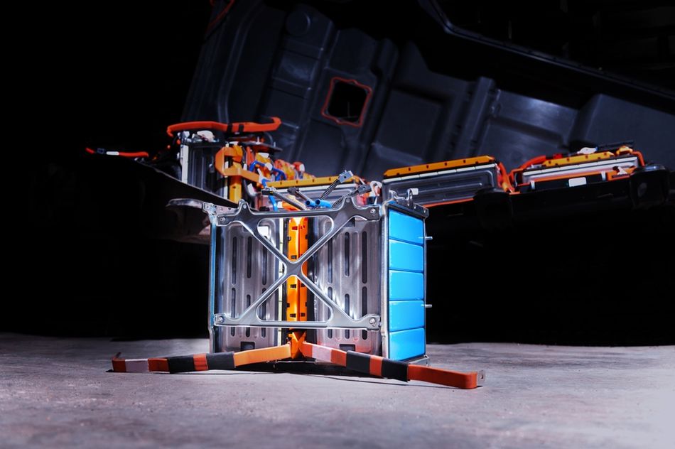 Electric Car Lithium Power Cell with Power Connections