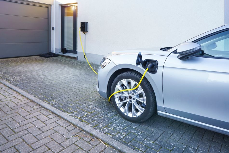 Home EV Charging from a Wall Box in the Driveway