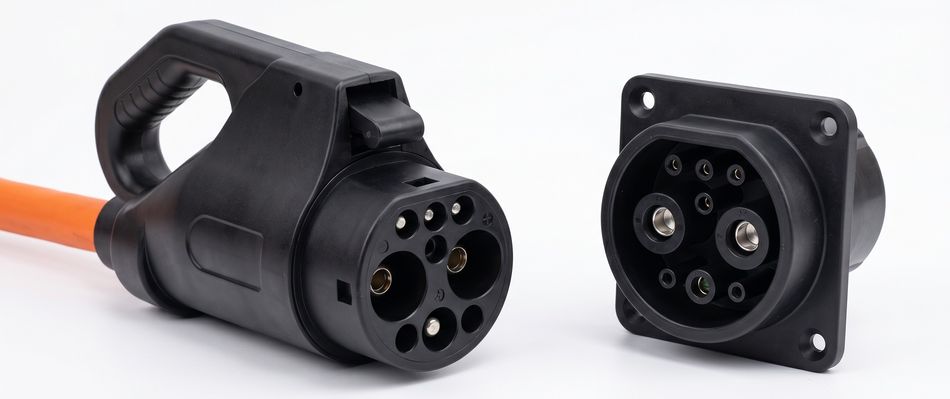 GB/T China DC Standard Charging Connector Plug and Socket