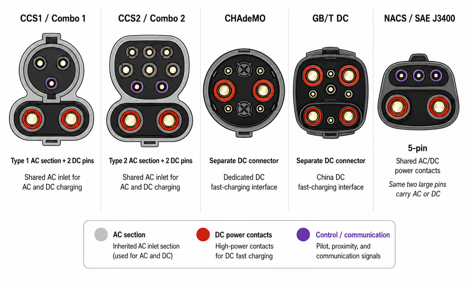 DC Connector Architectures; Source: Generated by ChatGPT