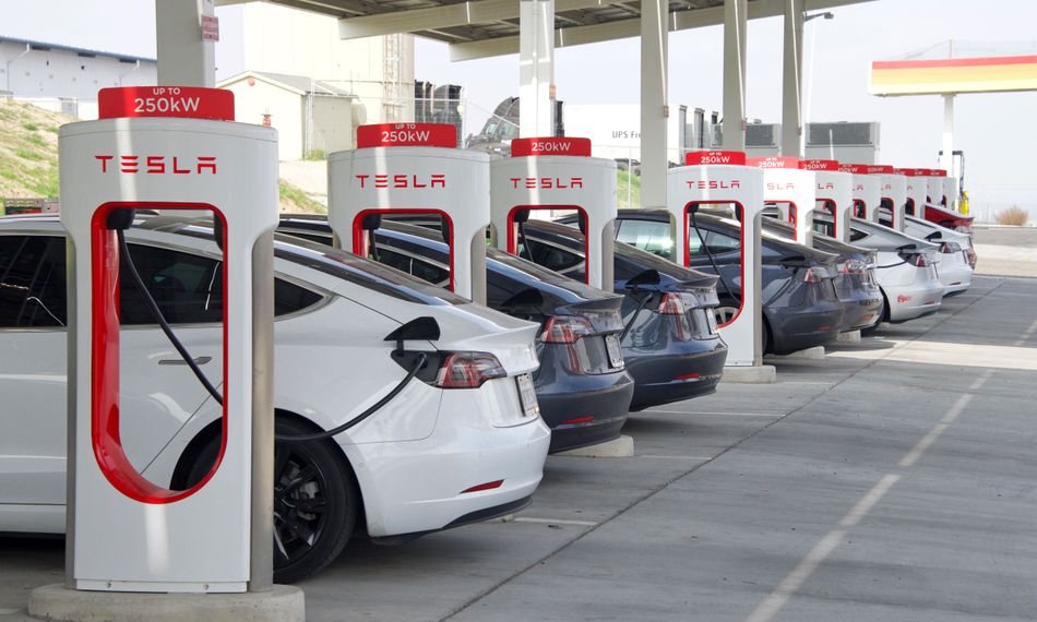 Tesla Supercharger Access Station