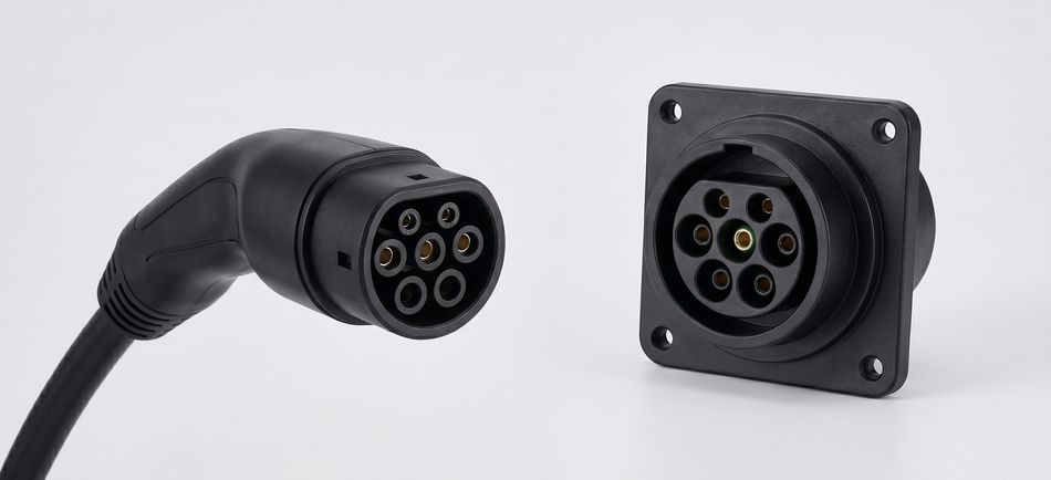 GB/T China AC Standard Charging Connector - Plug and Socket