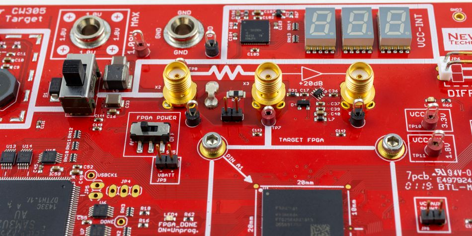 Differential Power Analysis (DPA) Target Board with FPGA Target