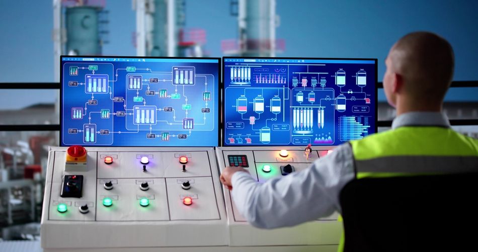 SCADA System Engineer Operator at Cargo Export Shipping Port