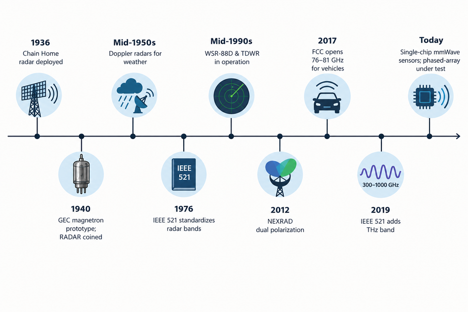 Evolution of Radar technology