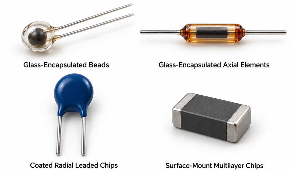 NTC Thermistor Construction Types