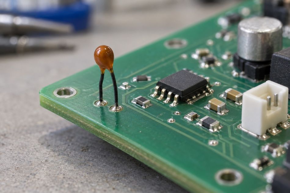 NTC Thermistor in a Circuit