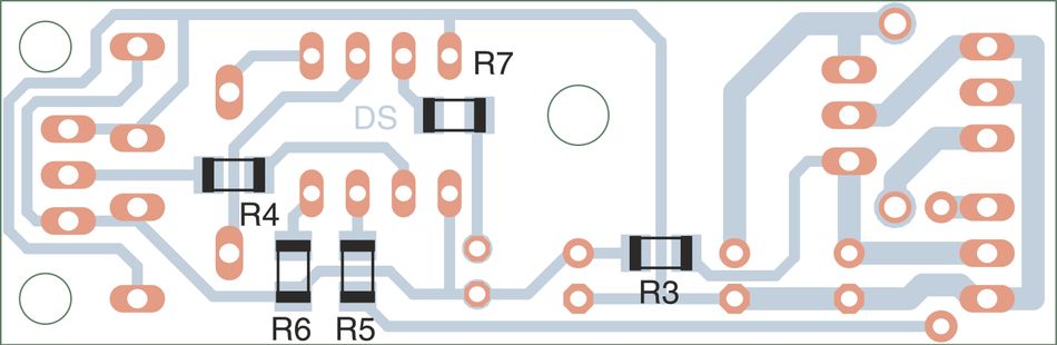 Vector illustration of conductive traces on a printed circuit board, showing the pathways that connect electronic components and carry electrical signals. In controlled-impedance PCB design, trace width, copper thickness, dielectric properties, and the position of reference planes influence characteristic impedance and affect how reliably high-speed signals travel through the circuit.