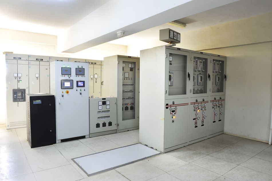 Industrial Electrical Control Room