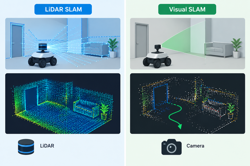 LiDAR SLAM vs Visual SLAM